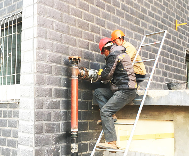 住宅小區(qū)室內(nèi)外燃氣管道安裝